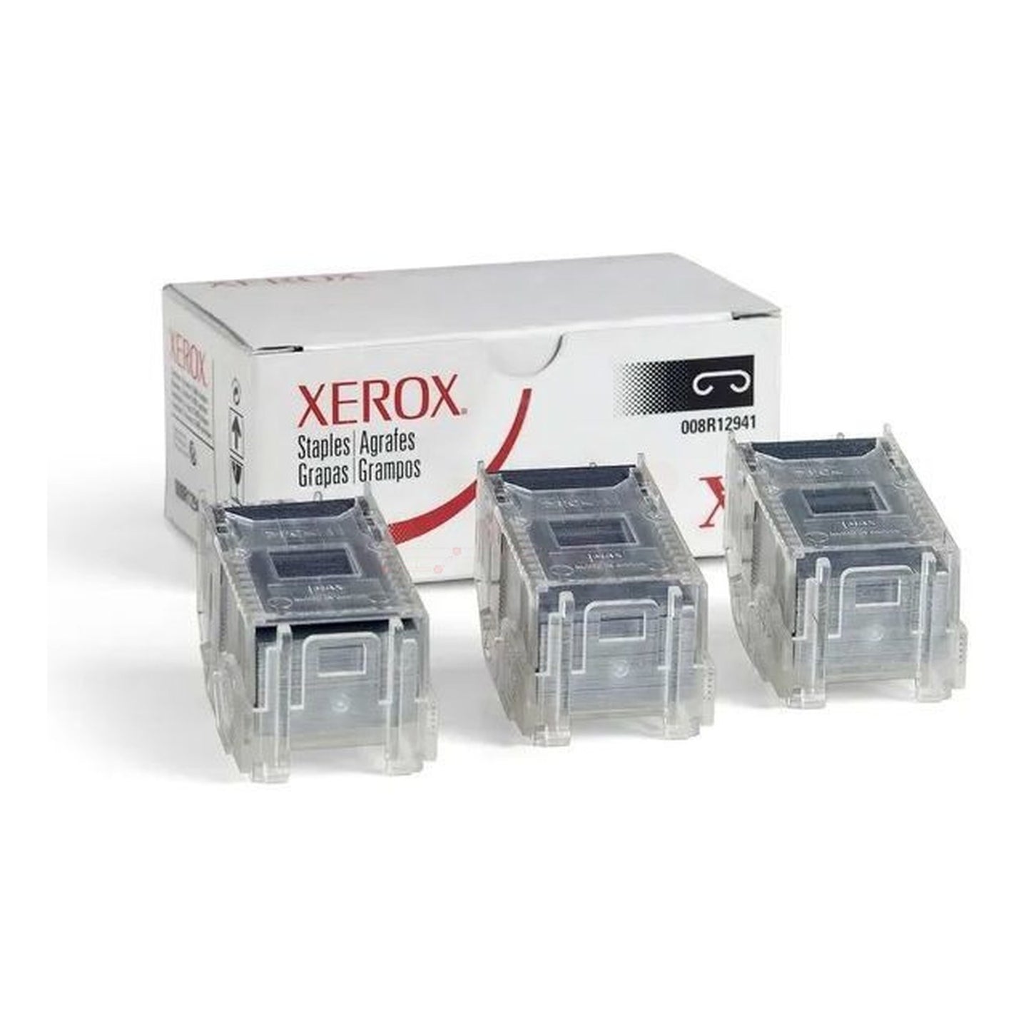 Lot de 3 Recharges d'agrafes pour module de finition et finition intà©grà© de Marque pour Xerox 8R12941 (15 000 agrafes au total)