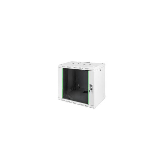 DIGITUS Coffret mural 19" Unique Line, 9 U, gris clair