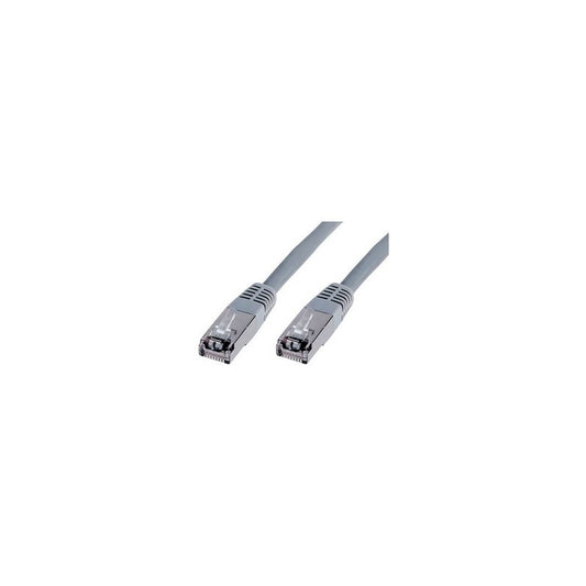 DIGITUS Câble Patch SF/UTP Cross-Over, Cat.5e, 2,0 m, gris