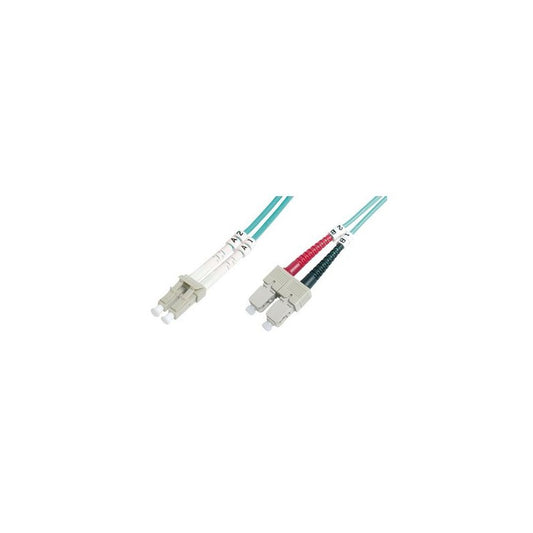 DIGITUS Câble patch à fibres optiques,OM3, LC mâle - SC mâle