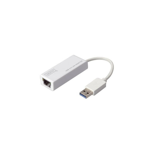 DIGITUS Adaptateur USB 3.0 vers Gigabit Ethernet, blanc
