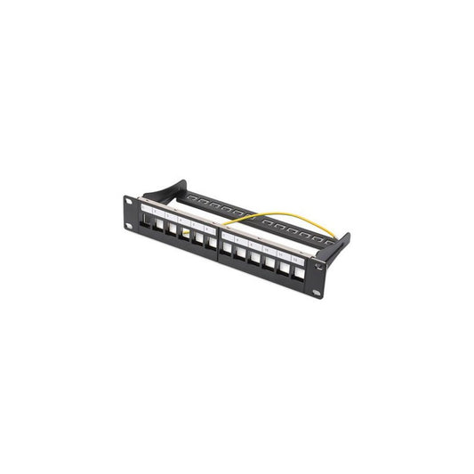 DIGITUS Panneau de brassage 10" pour modules Keystone,