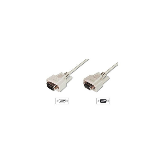 DIGITUS câble Sub-D à 9 broches, mâle - femelle, 2 m