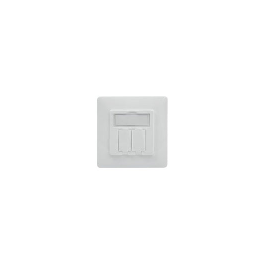 DIGITUS Boîtier vide pour module Keystone, 2 compartiments