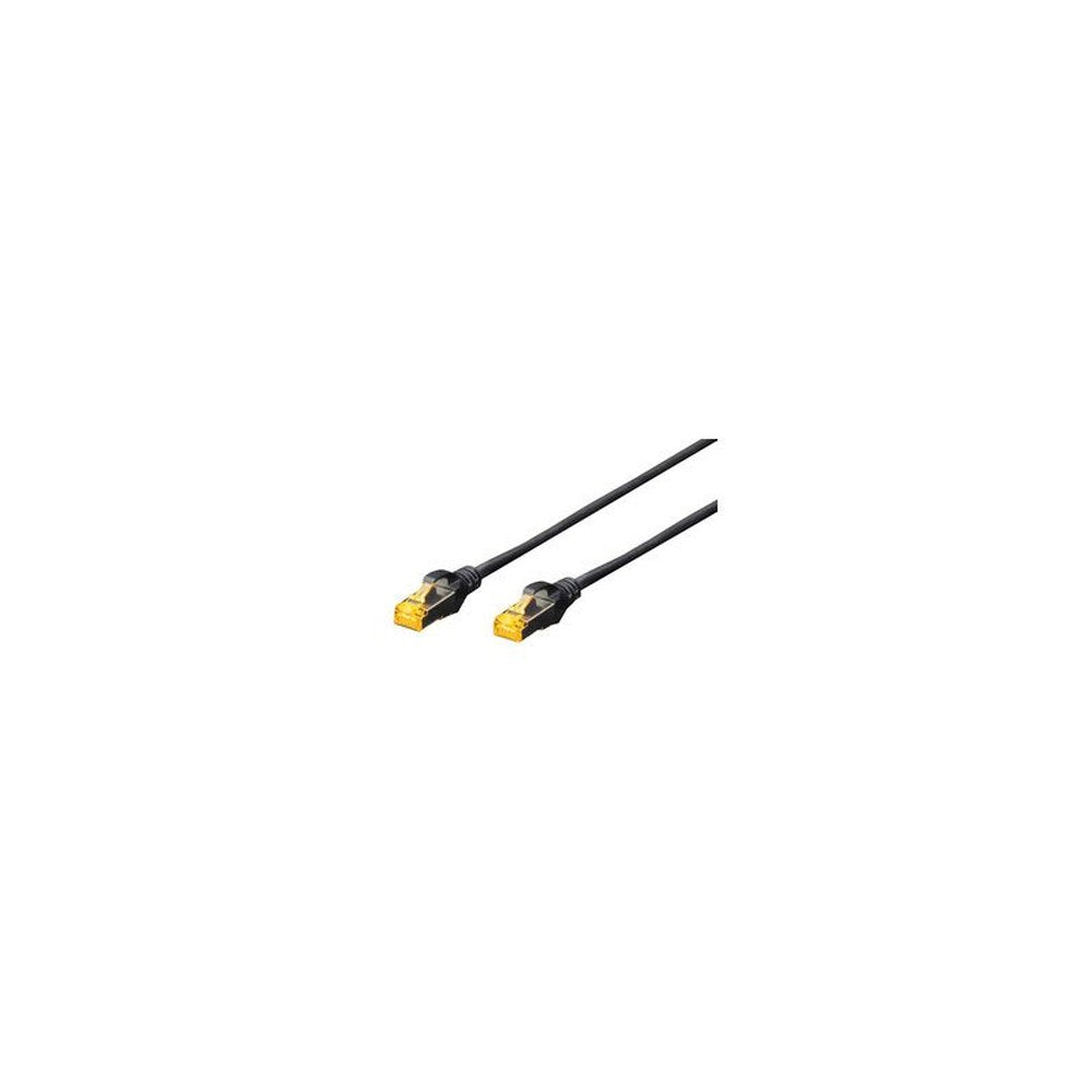 DIGITUS Câble de brassage Cat.6A, S/FTP, 3,0 m, noir