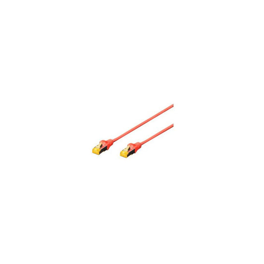 DIGITUS Câble de brassage Cat.6A, S/FTP, 7,0 m, rouge