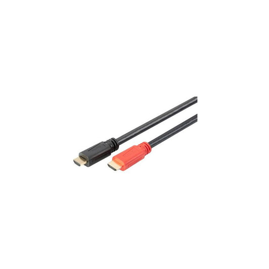 DIGITUS Câble HDMI pour écran, avec amplificateur, 15,0 m