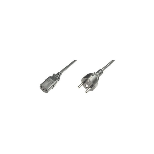 DIGITUS Câble d'alimentation, contact de sécurité-C13, 1,8m