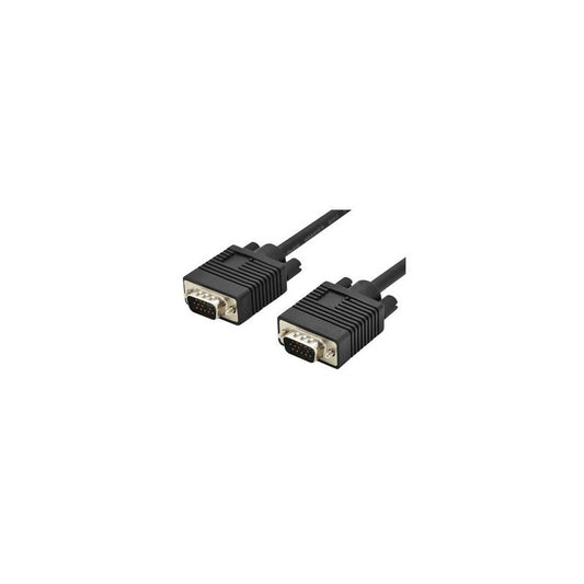 DIGITUS Câble de raccordement pour moniteur VGA, noir, 5,0 m