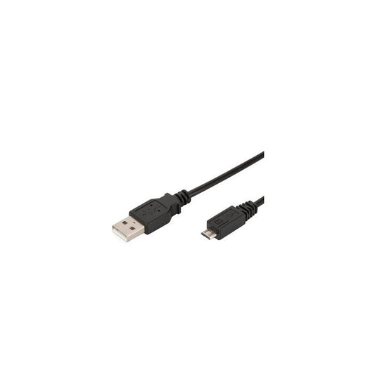 DIGITUS Câble de raccordement USB 2.0, USB-A - USB-B micro
