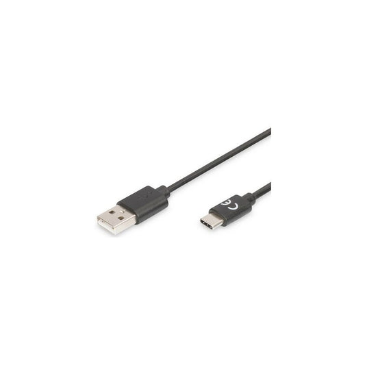 ASSMANN Câble de raccordement USB 2.0, USB-C - USB-A, 3,0 m