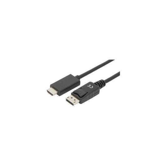 DIGITUS Câble d'adaptateur DisplayPort 1.2, DP - HDMI-A, 3 m