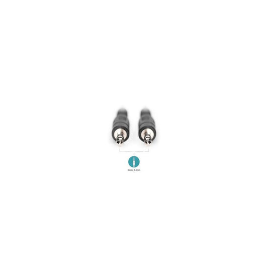 DIGITUS Câble audio, 2x jack 3,5 mm, 1,5 m
