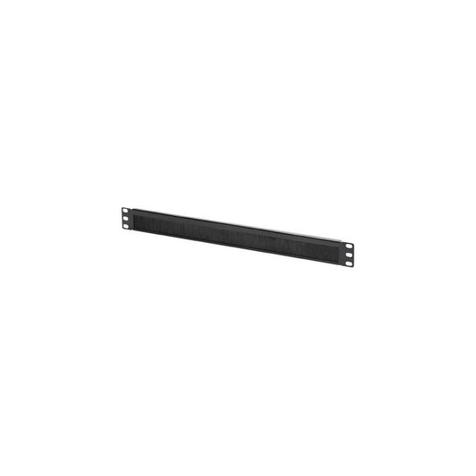 DIGITUS Panneau de passe-câbles 19", 1U, noir