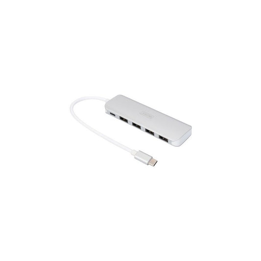 DIGITUS Hub USB-C 3.0, 4 ports, argent