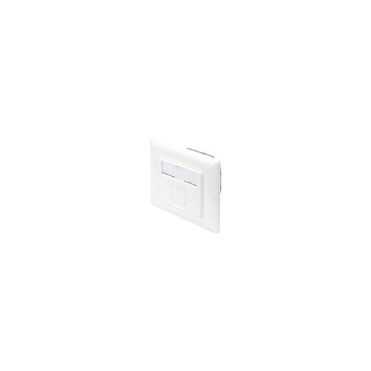 DIGITUS Unterputzdose Kat. 6A, Klasse EA, 1x RJ45, reinweiß