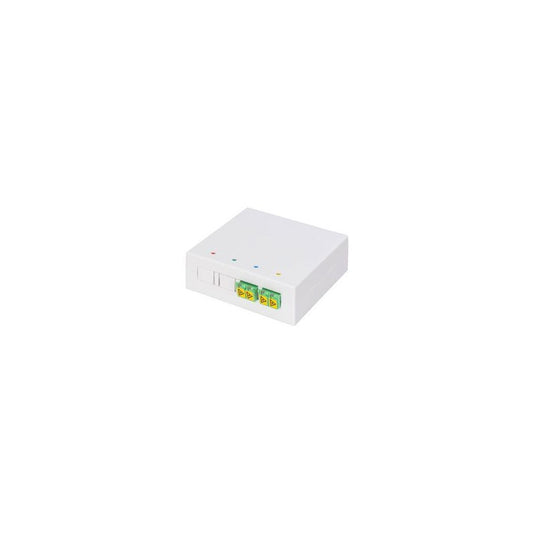DIGITUS Boîtier FTTH, 2x LC/APC DX femelle avec obturateur