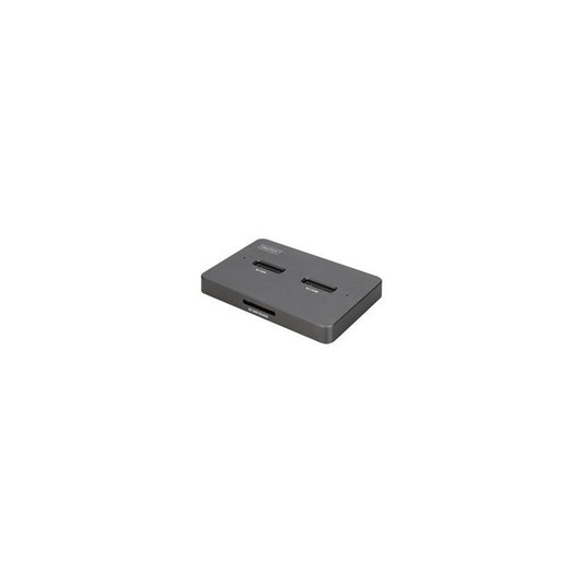 DIGITUS Station d'accueil 3 en 1 M.2 SSD NVMe + M.2 SSD SATA