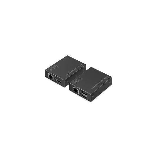 DIGITUS Kit d'extension KVM HDMI 4K, Full HD, 40/70 m