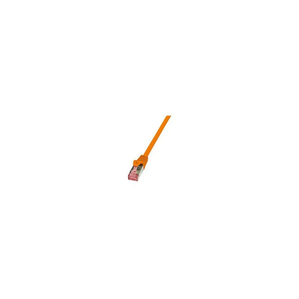 LogiLink Câble patch, Cat. 6, S/FTP, 7,5 m, orange