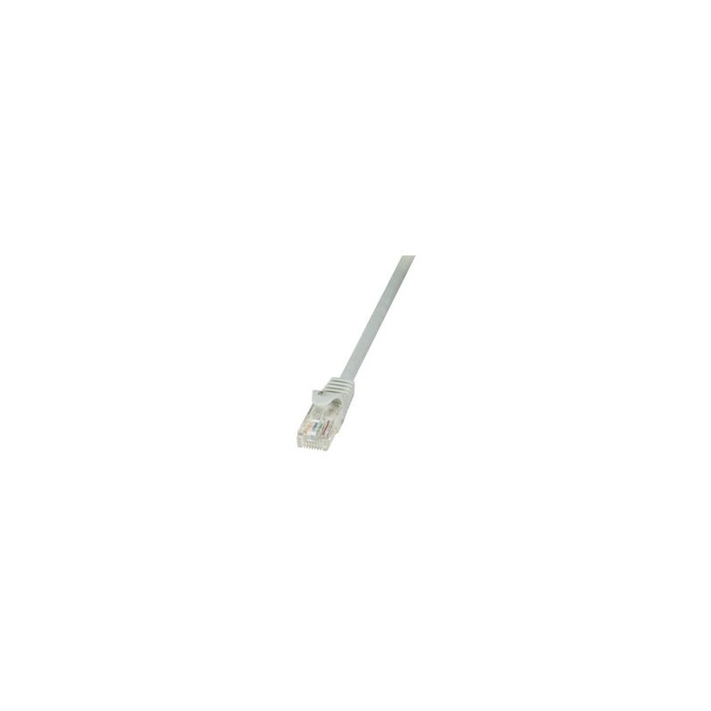 LogiLink Câble patch EconLine, Cat. 6, U/UTP, 7,5 m, gris
