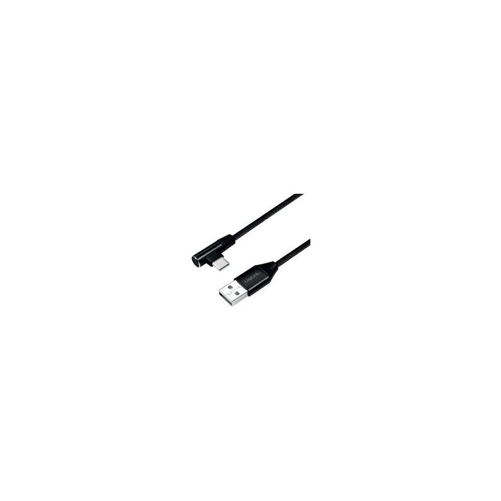 LogiLink Câble USB 2.0, USB-A - USB-C mâle, 1,0 m, noir