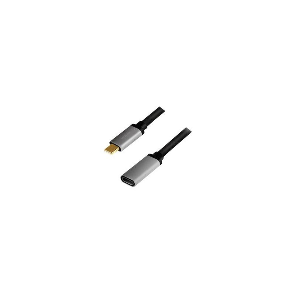 LogiLink Câble de rallonge USB 3.2, noir/gris, 0,5 m