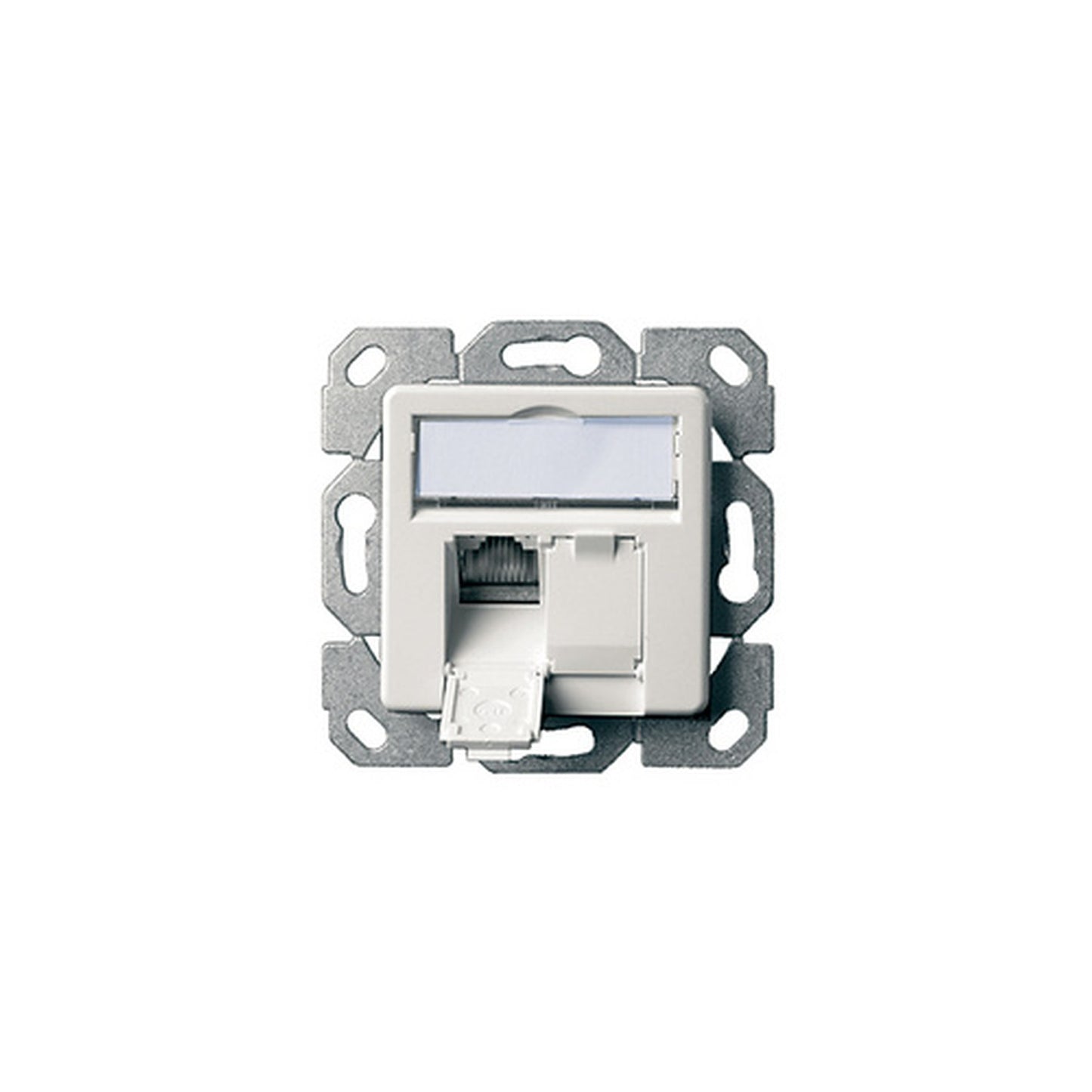 Telegärtner AMJ45 Anschlussdose, Kat.6A(tief), 2 x RJ45, pw x5