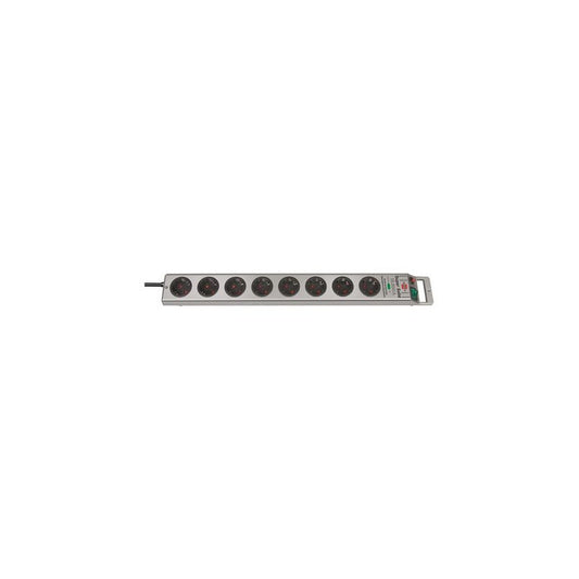brennenstuhl Steckdosenleiste "Super-Solid", 8-fach, silber