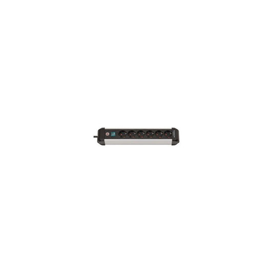 brennenstuhl Steckdosenleiste Premium-Alu-Line, 6-fach