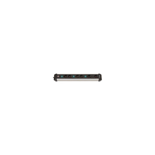 brennenstuhl Steckdosenleiste Premium-Alu-Line, 6-fach