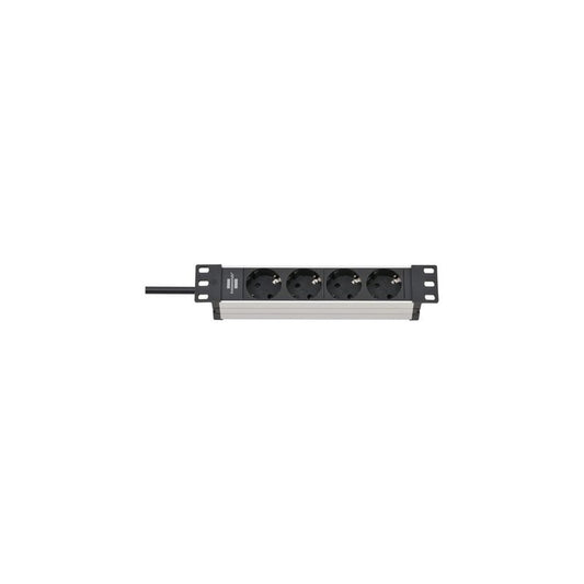 brennenstuhl 10" Steckdosenleiste Alu-Line, 4-fach