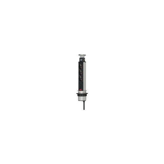 brennenstuhl Steckdoseneinheit "Tower Power", 3-fach, USB