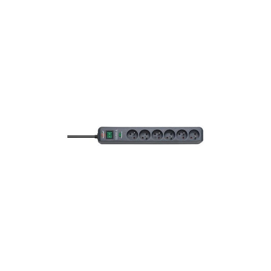 brennenstuhl Prolongateur multiprise "Eco-Line", 6 prises