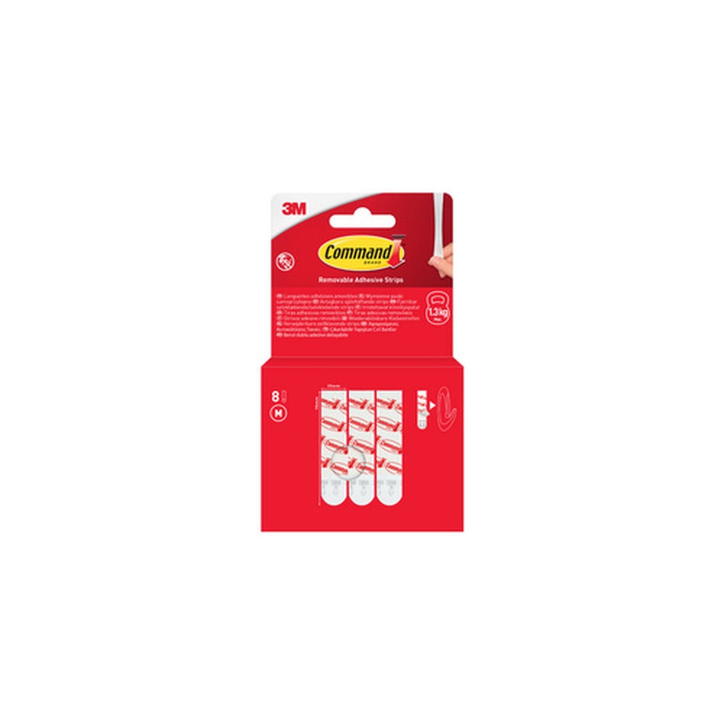 3M Command Paquet de recharge languettes adhésives, blanc