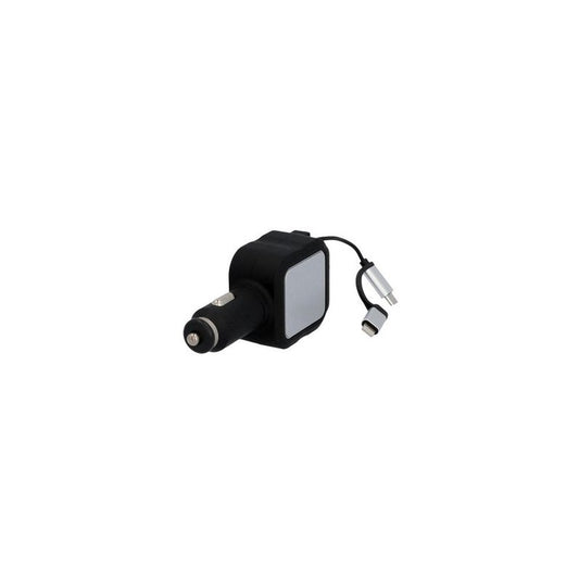 cartrend Multi chargeur de voiture USB, double, noir
