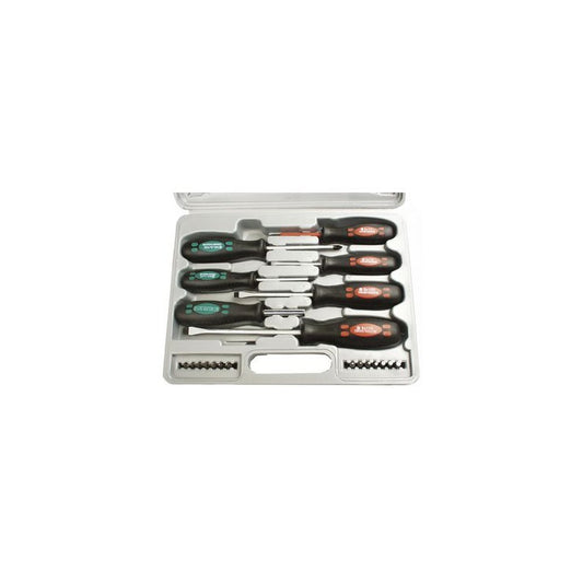BRÜDER MANNESMANN Kit de tournevis, 21 pièces, avec embouts
