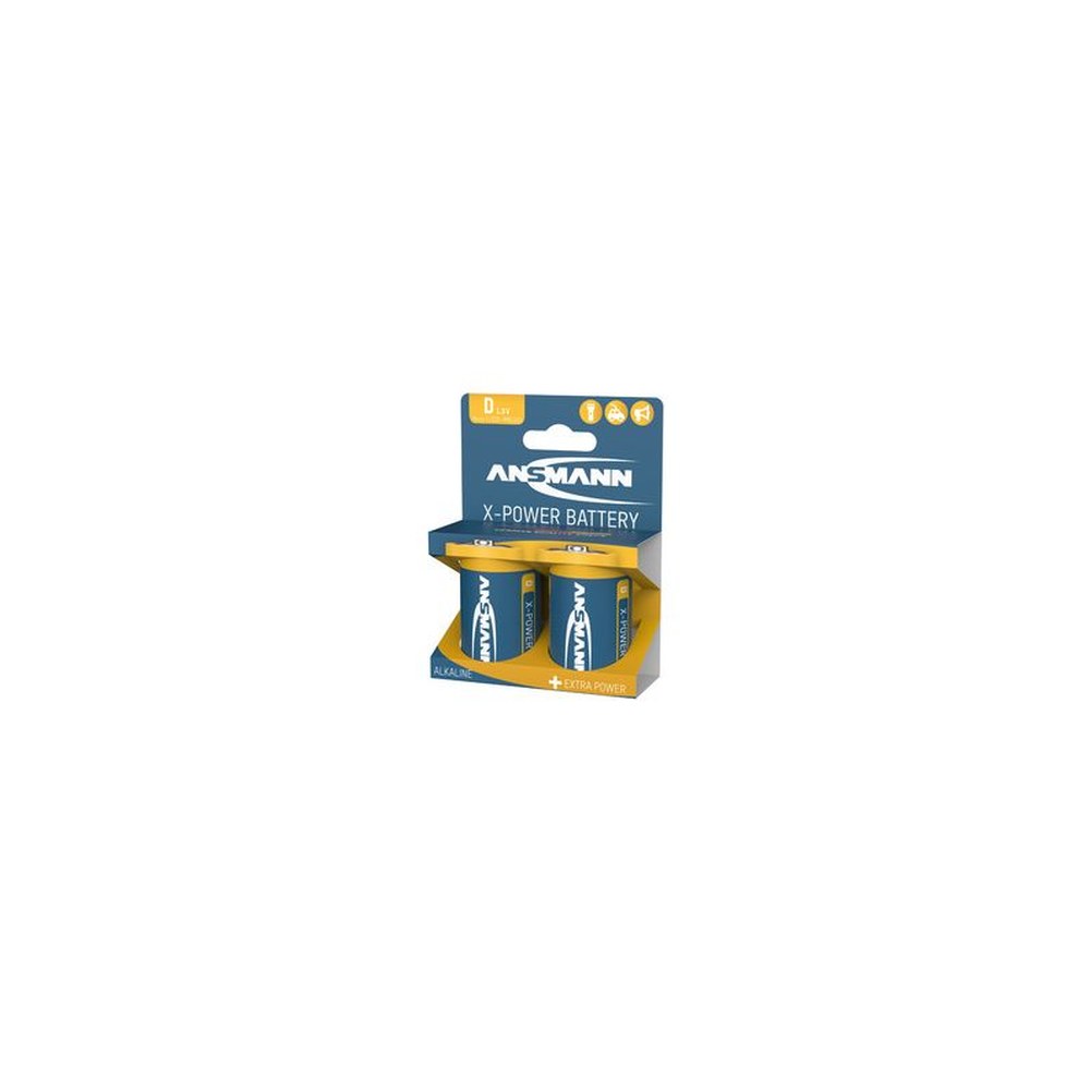 ANSMANN Pile alcaline "X-Power", Mono D, blister de 2