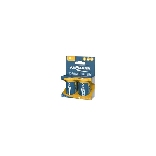 ANSMANN Pile alcaline "X-Power", Mono D, blister de 2