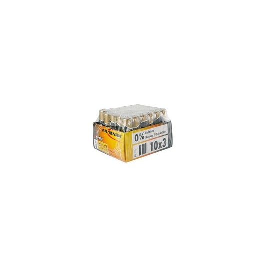 ANSMANN Pile alcaline "X-Power", Micro AAA, présentoir de 30