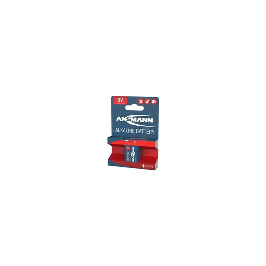 ANSMANN Pile alcaline "RED", E-bloc 9V