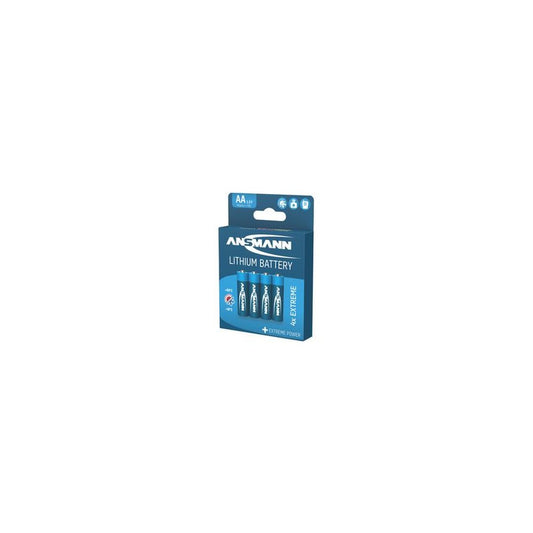 ANSMANN Pile EXTREME LITHIUM, Mignon AA, blister de 4