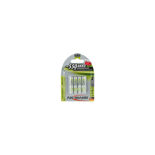 ANSMANN Pile rechargeable maxE NiMH, Micro AAA, blister de 4