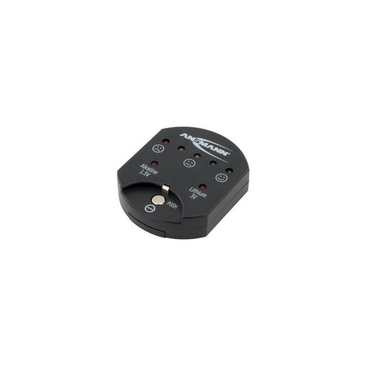 ANSMANN Testeur de piles, pour piles boutons, noir