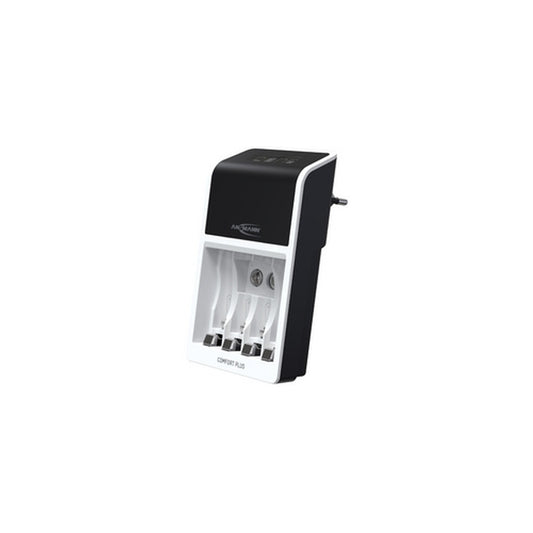ANSMANN Chargeur rapide Comfort Plus, livré avec 4 piles