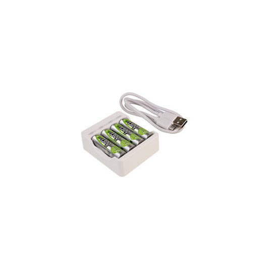 ANSMANN Chargeur de piles Basic IV, 4x piles AA 1.300 mAh