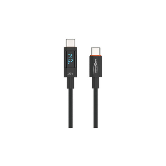 ANSMANN Câble de données et de charge, anthracite, 0,6 m