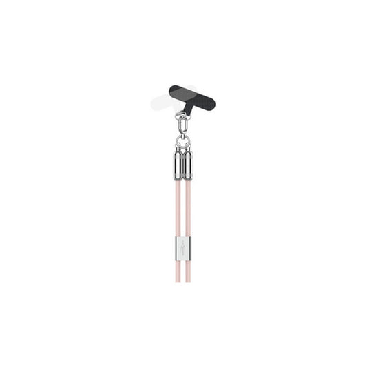 ANSMANN Bandoulière/câble smartphone, USB-C-Lightning, rose