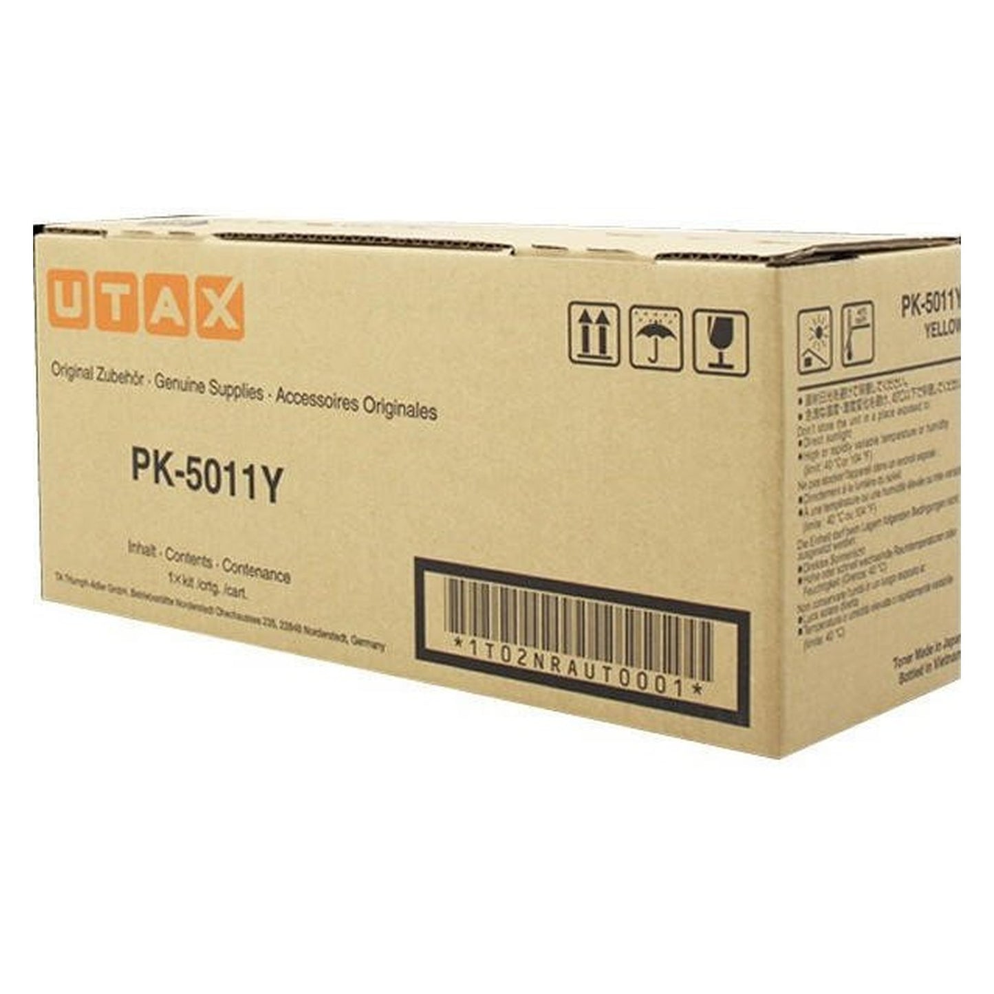 Toner d'origine Utax 1T0C2GAUT0 / CK-8543 Y - jaune