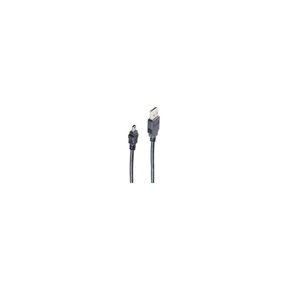 shiverpeaks BASIC-S Mini câble USB 2.0, USB-A - 5 Pol USB-B